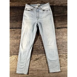 Acne Studios Women's Pin LT Vintage Skinny Jeans 29x32 Light Blue Wash